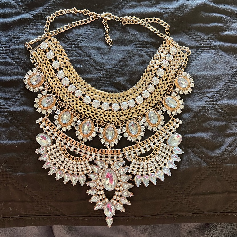 Costume jewelry gold tone